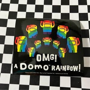 Domo Rainbow Sticker 2/$12